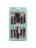 Makeup Brush Travel Case Set Double-Ended 5 Pieces Beauty System