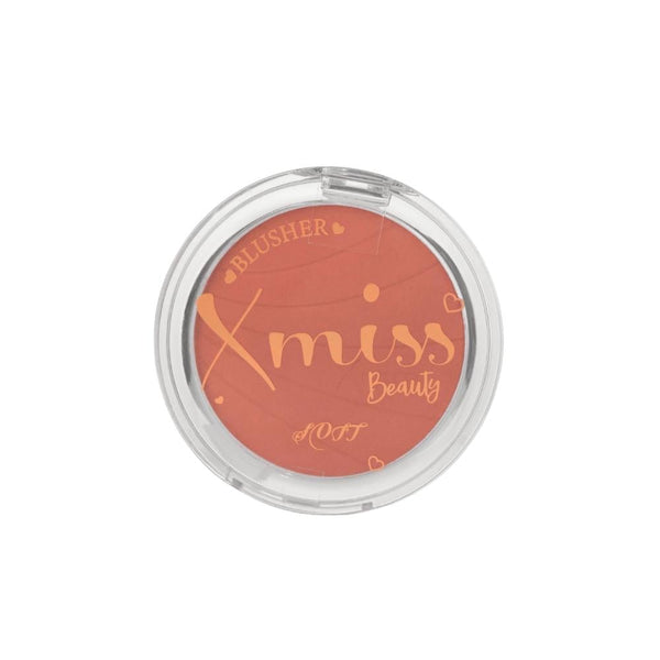 X Miss Beauty Powder Blush, Matte Finish, Long-lasting, Shade 03