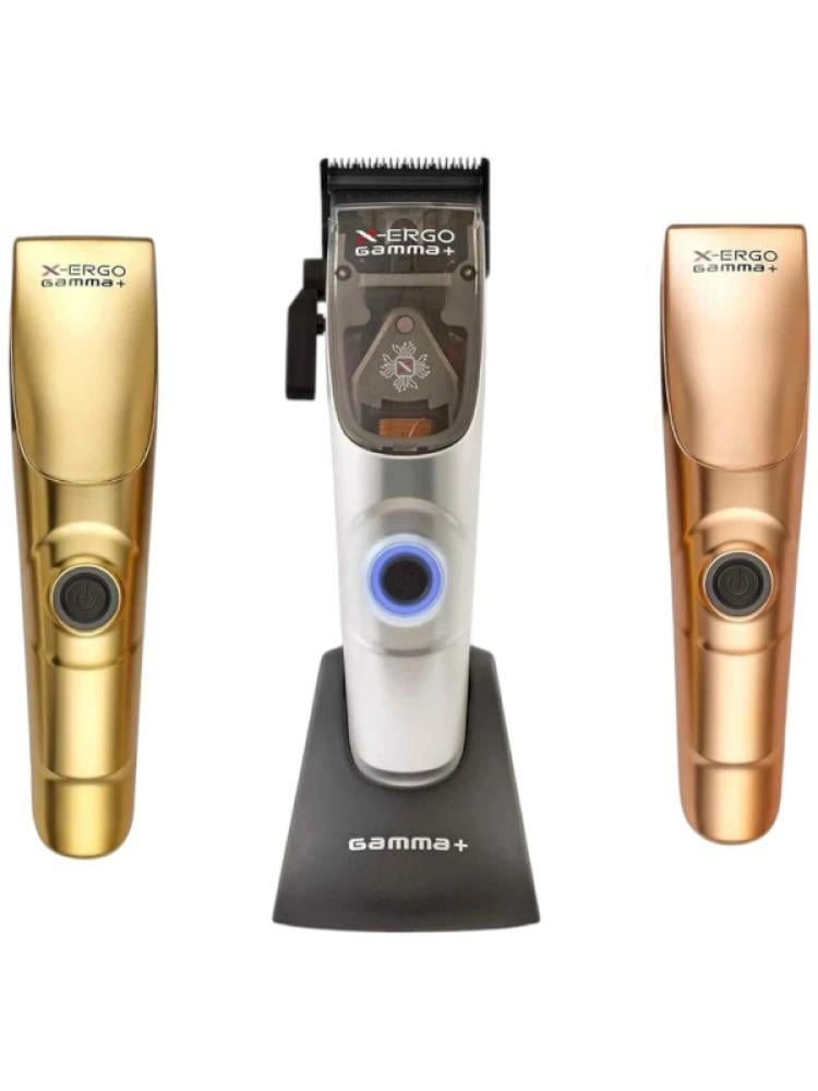 Gammapiu X-Ergo Professional Hair Clipper - Carbon Steel Blades, 120 Min Runtime