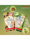 Foot Mask for Dry Heels Intensive Softening Apple Extract Shea Butter Purederm 1 Pair
