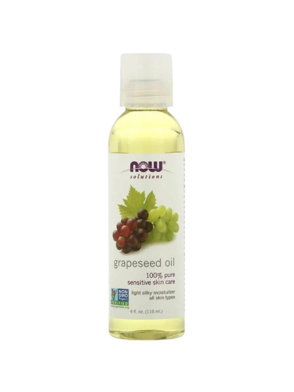 Grapeseed Oil 100% Pure Cold Pressed Moisturising Now 118ml