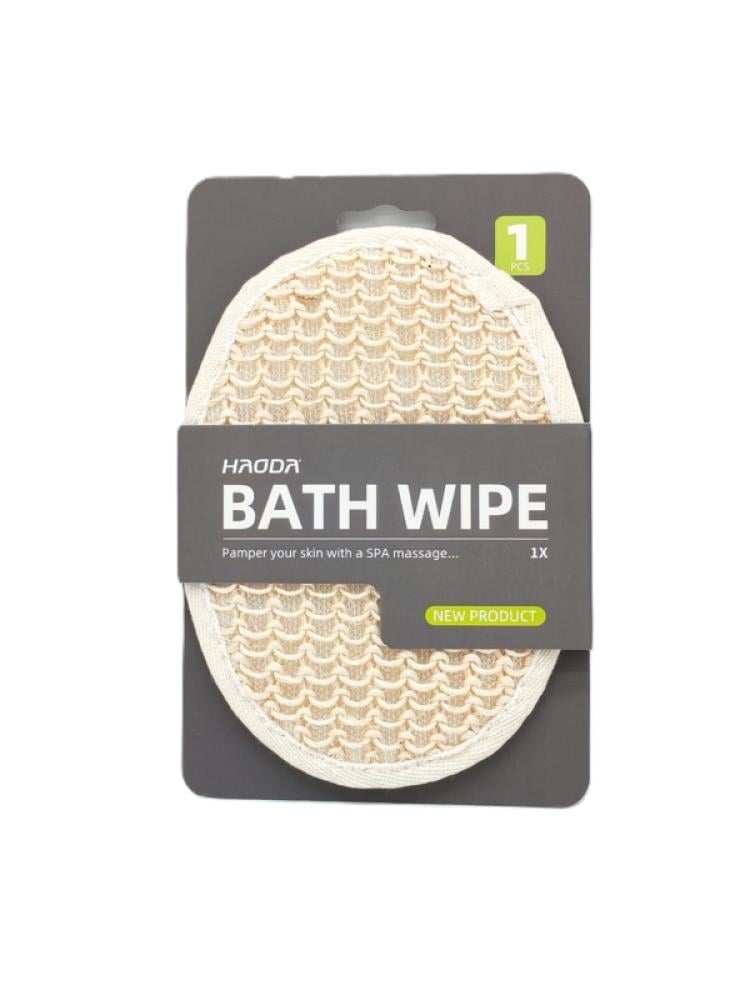 Best Bath Loofah Exfoliating Back Scrubber with Handle HAODA 1pc