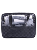 Salon System Makeup Travel Bag Set 3 Pieces Organizer Pouch