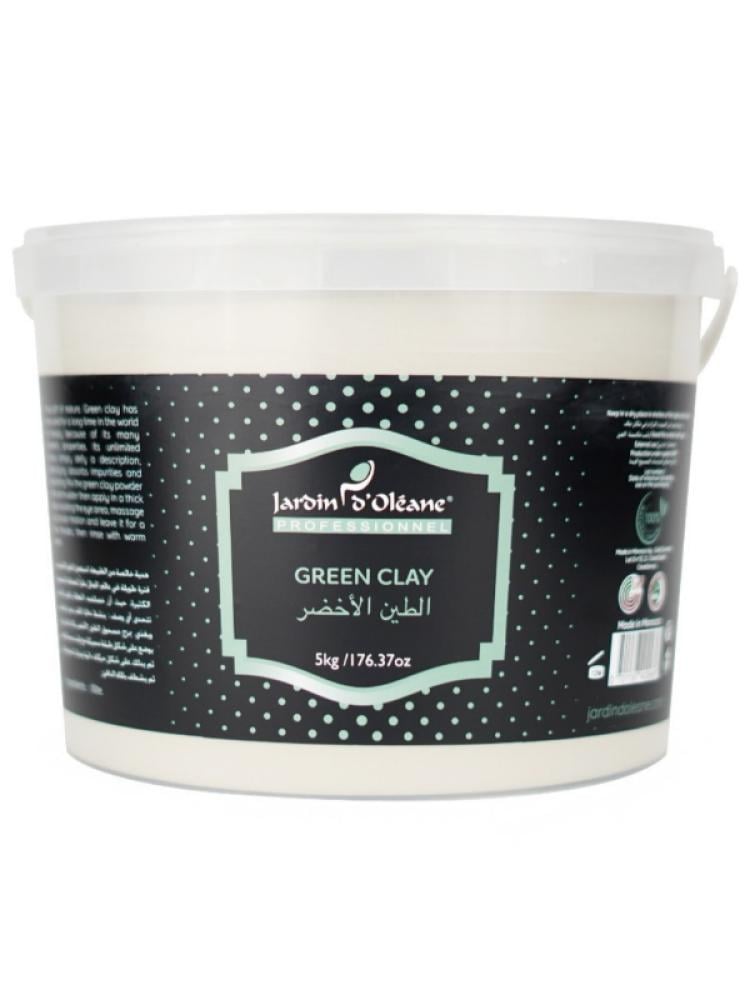Green Clay Face Mask Powder for Deep Cleansing by Jardin Oleane 5kg