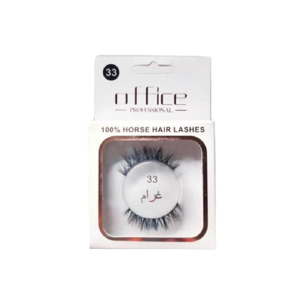 Office Horsehair Eyelashes Natural Glossy Finish 33 Grams