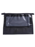 Salon System Black Transparent Zippered Makeup Bag