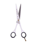 Hair System AD227 Finger Ring Hair Cutting Scissors with Finger Rest