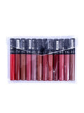 Liquid Lipstick Kit Matte 12 Piece Set Long-Lasting Real Beauty