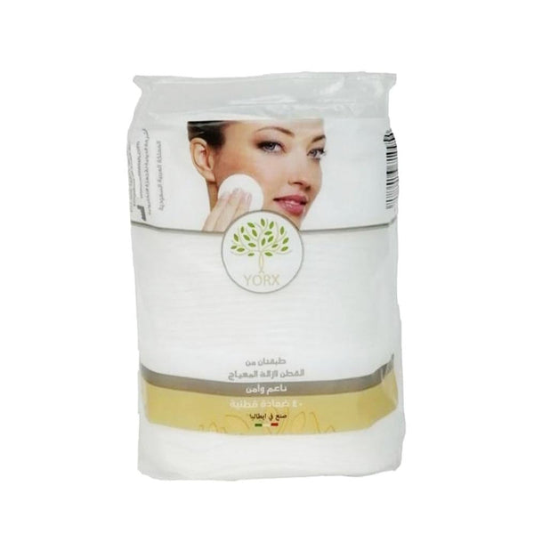 Yorx Cotton Pads for Makeup Removal with Argan Oil & Vitamin E 40ct