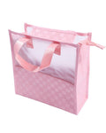 Salon System Makeup Bag - Pink - Transparent Top