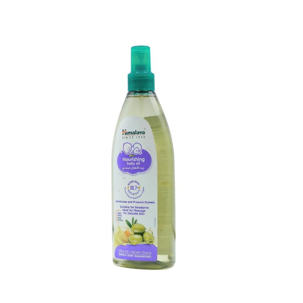 Himalaya Nourishing Baby Oil with Olive Oil and Winter Cherry, 300ml