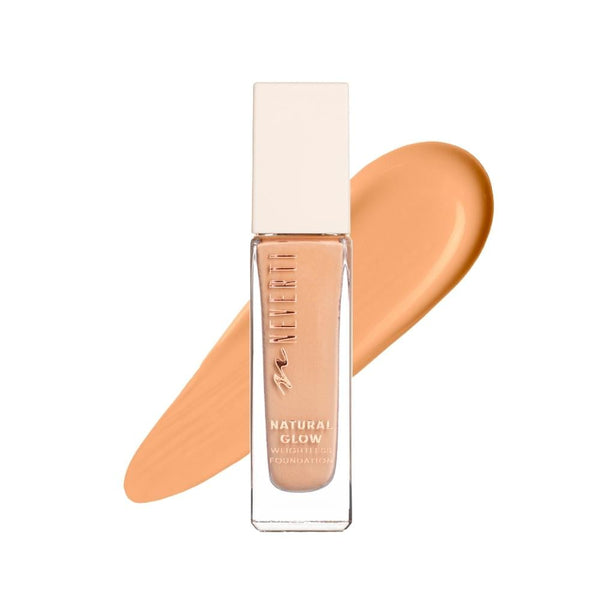 Neverti Natural Glow Foundation, Moisturizing, Hazelnut, 008