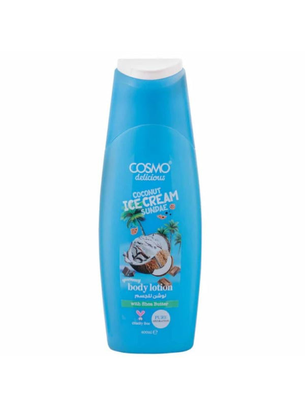 Cosmo Coconut Body Lotion - Shea Butter, Vegan, 400ml