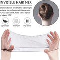 Black Hairnets XXL 200 Pack Honeycomb Hairnet for Sleeping Balaclava Style