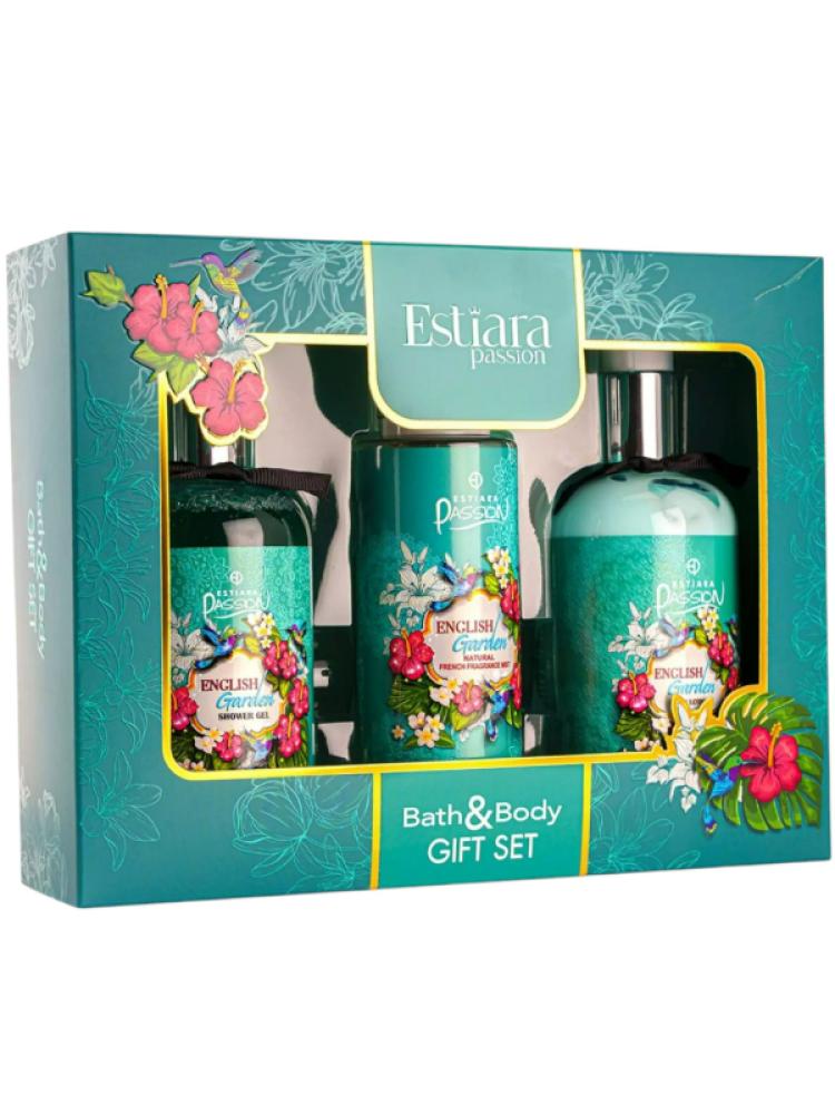 Stir Passion English Garden Bath & Care Gift Set - 3 Pieces