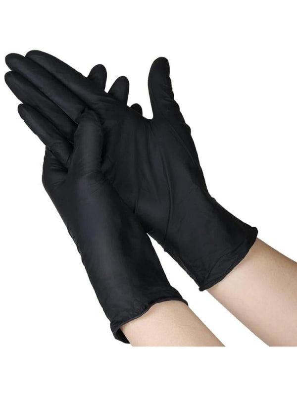 Nitrile Powder Free Gloves Multipurpose Black 100 pcs/L