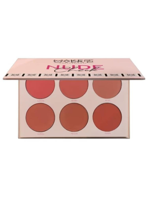 Best Blush Palette 6 Colors Nude Matte Shimmer Make Over 22 18g