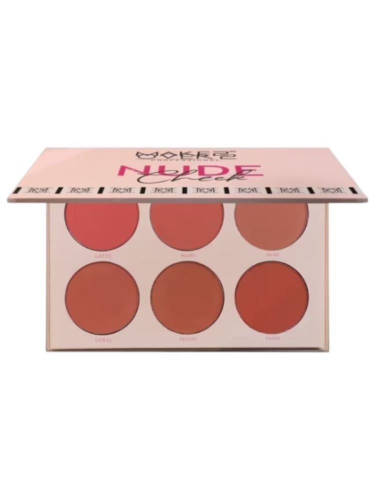 Best Blush Palette 6 Colors Nude Matte Shimmer Make Over 22 18g