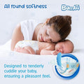 Sanita Bambi Baby Diapers, Size 3 Medium, 6-11 kg, 15 Count