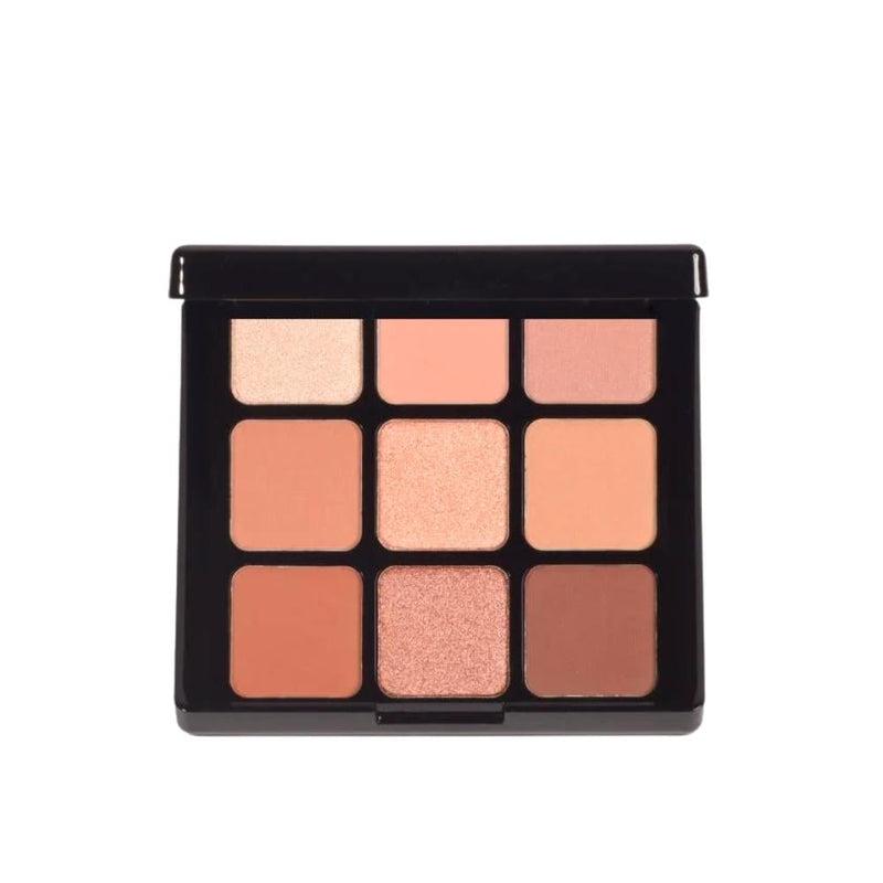 Roles Eyeshadow Palette RE01, 9-Color Matte & Shimmer, Rose Tulle