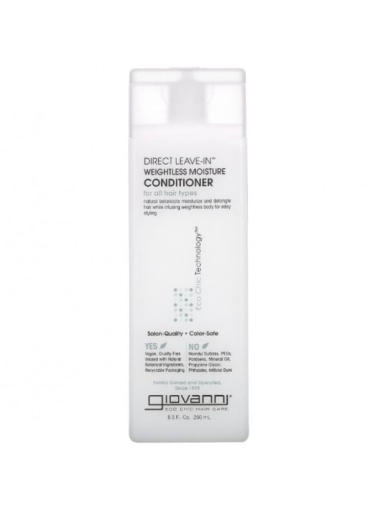 Giovanni Leave In Conditioner Moisturizing Lightweight All Hair Types 250ml