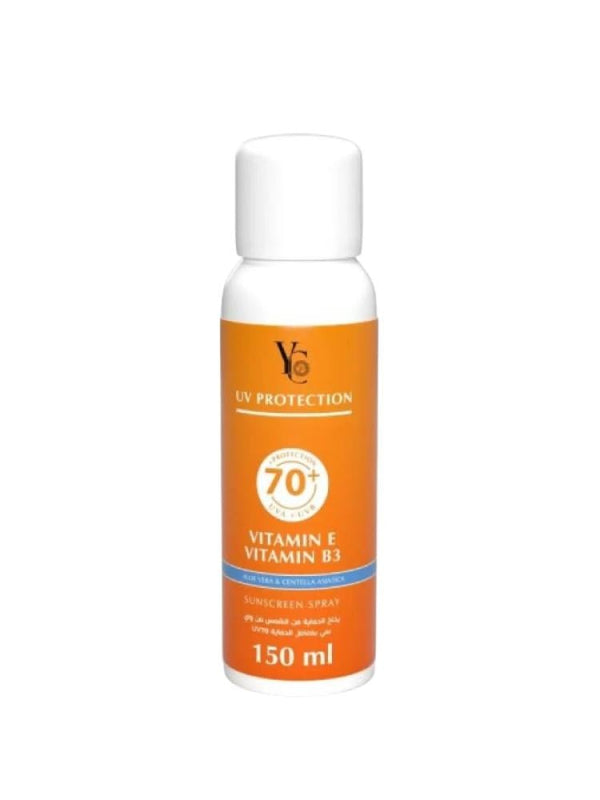 Spray Sunscreen for Face SPF 70+ High Protection Water Resistant 150ml