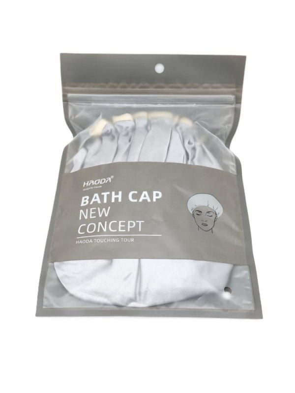 Shower Cap for Women Waterproof Terry Lined HAODA 1 Count