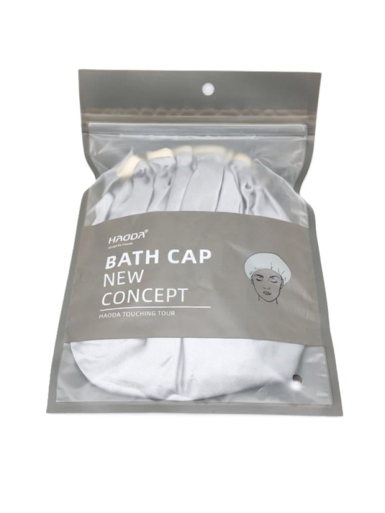 Shower Cap for Women Waterproof Terry Lined HAODA 1 Count