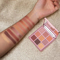Bolver 9-Color Eyeshadow Palette E12 Shimmer Soft Finish
