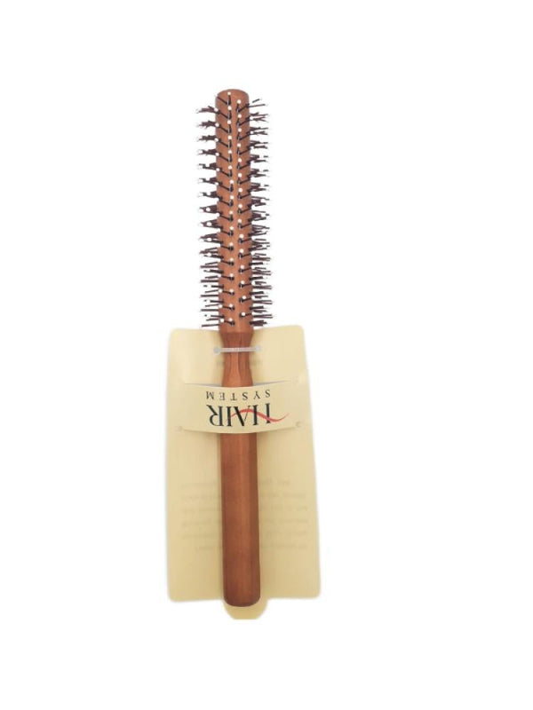 Hair System Wooden Hairbrush with Plastic Combs