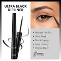 Note Ultra Black Liquid Eyeliner Quick-Drying Flexible Brush