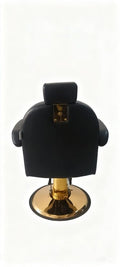 Salon System BX-2950G Men's Barber Chair Gold Trim
