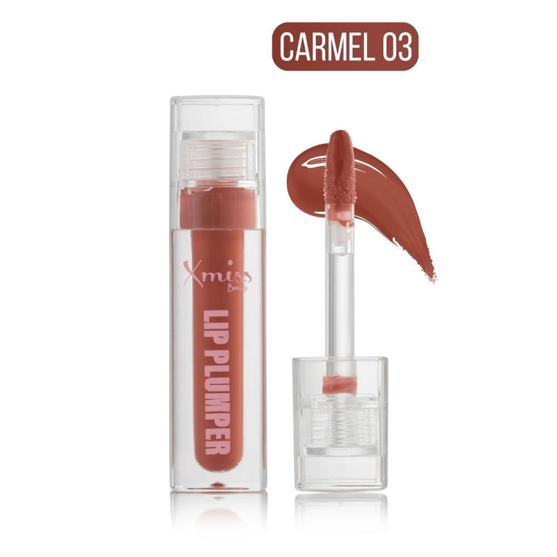 Xmiss Beauty Lip Plumper Gloss Caramel Moisturizing High Shine