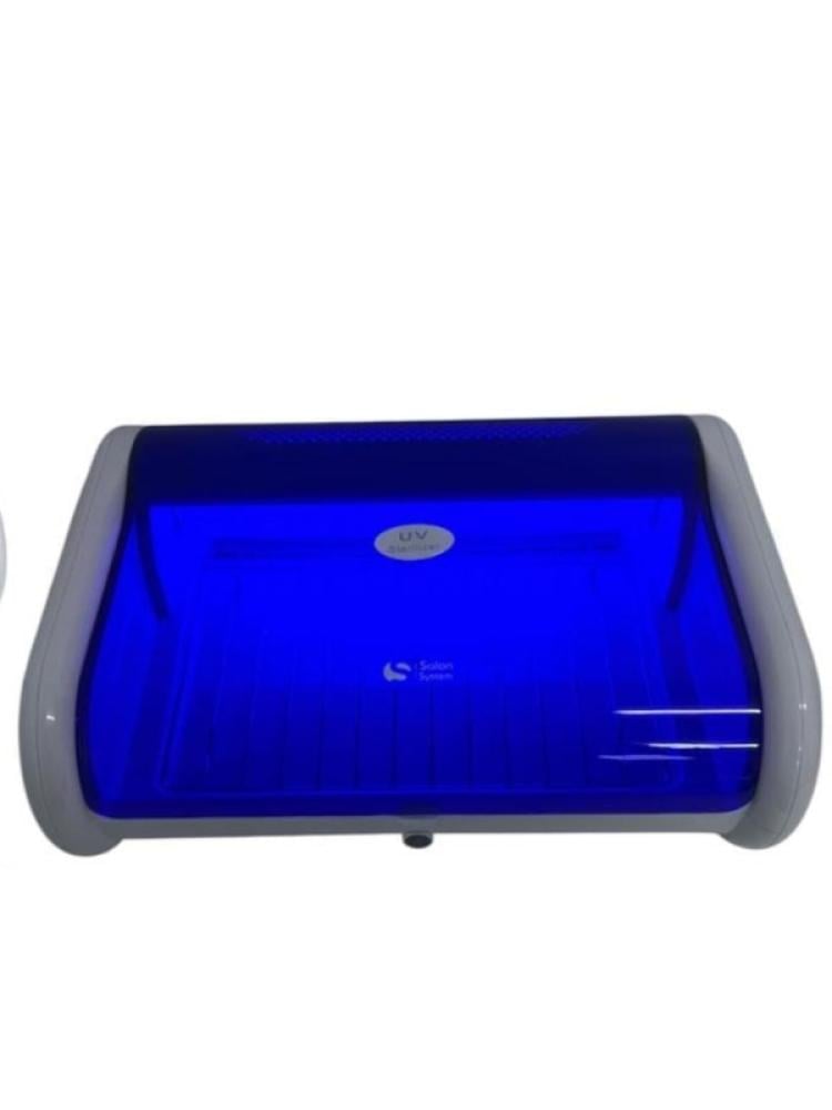 Salon System UV Sanitizer Tool Cabinet - Blue