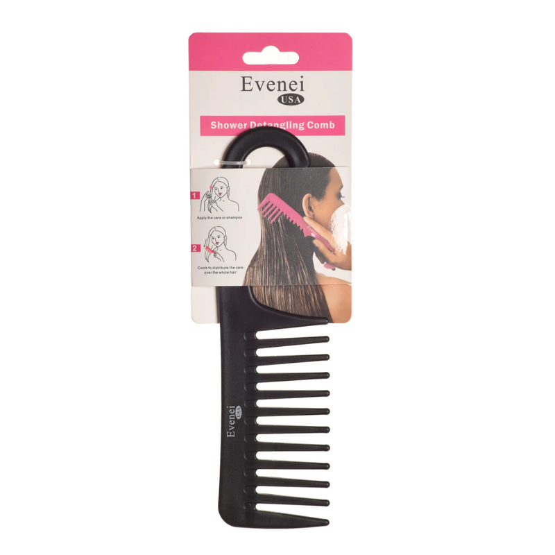 Evenei Detangling Hairbrush Flexible Bristles for Wet and Dry Hair 9508
