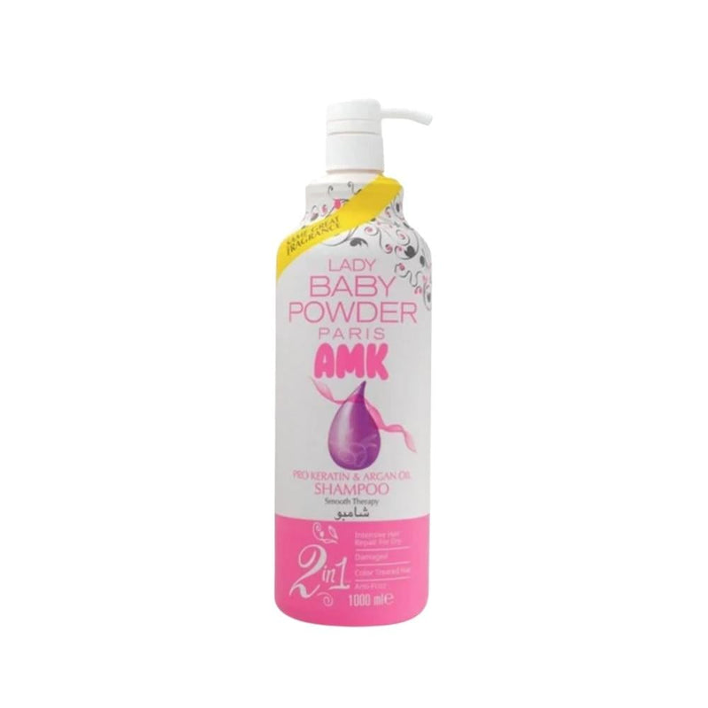 Lady Baby Powder 2-in-1 Shampoo Pro-Keratin and Argan Oil 1000ml