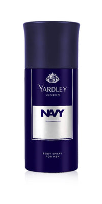 Yardley Navy Men Deodorant Spray - Long Lasting Freshness 150ml