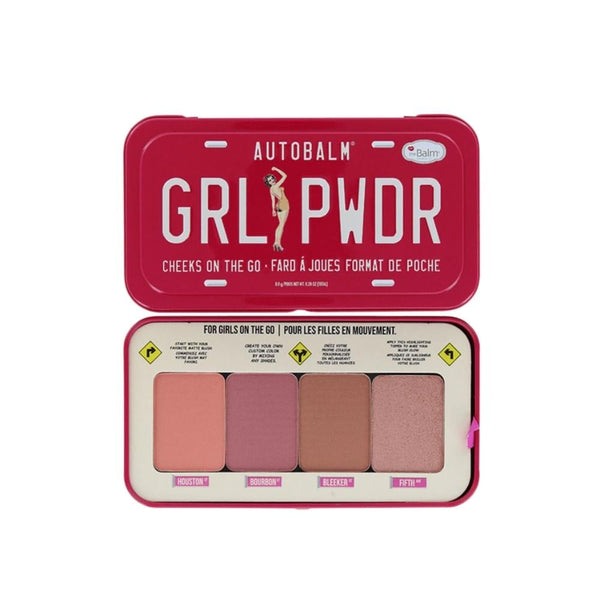 The Balm Autobalm Girl Powder Blush Set 3 Matte Shades 1 Highlighter