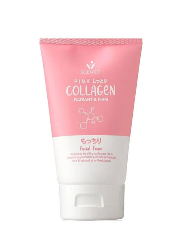 Foaming Face Wash Pink Collagen Radiant Firming Cleanser Scentio 100ml
