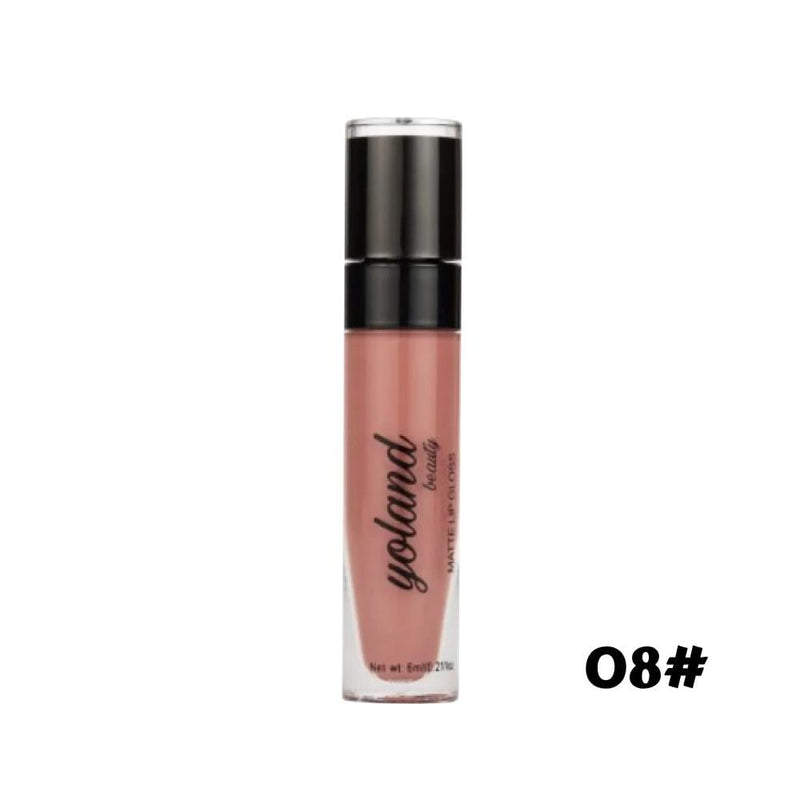 Yolande Beauty Liquid Lipstick, Shade 08, 6ml, Moisturizing, Long-Lasting