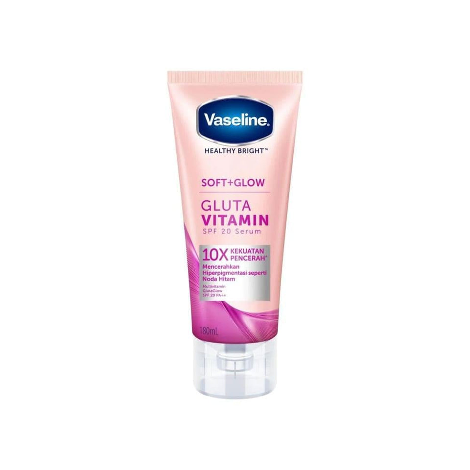 Vaseline Gluta-Brightening Serum SPF 20 for Skin Brightening and Sun Protection 180ml
