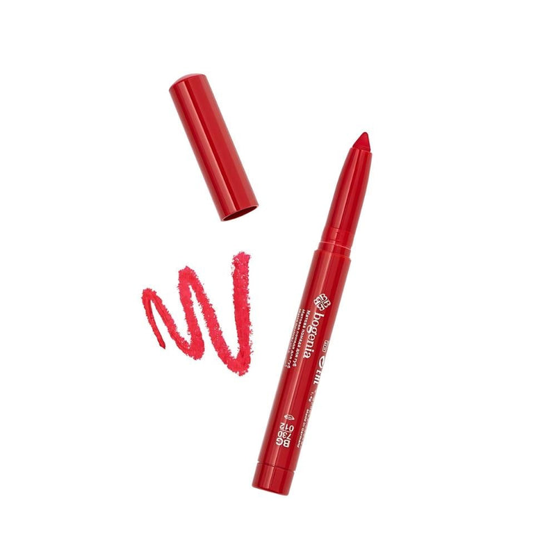 Bogenia Lipstick Pencil Frisky Red 012 Waterproof Velvety Finish