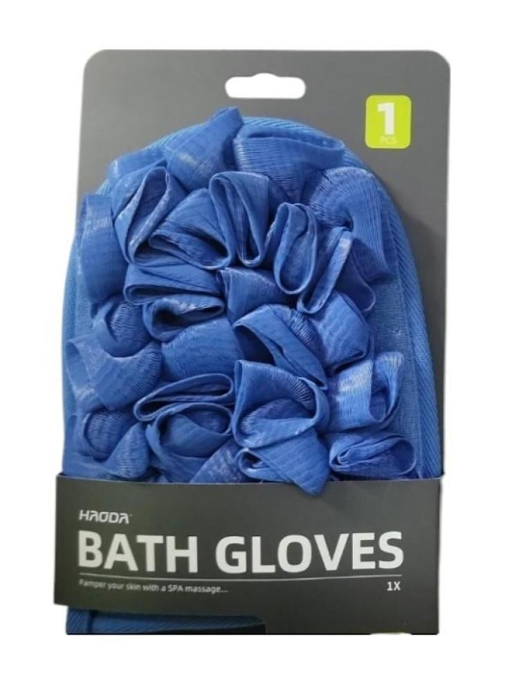 Haoda Bath Sponge Gloves - Blue