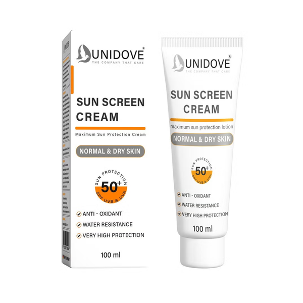 Unidove Sunscreen Cream SPF 50 Broad Spectrum UVA UVB 100ml