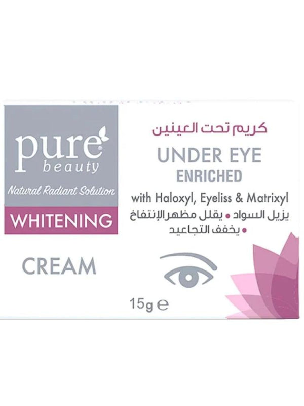 Under Eye Cream Dark Circles Puffiness Haloxyl Eyeliss Pure Beauty 15g