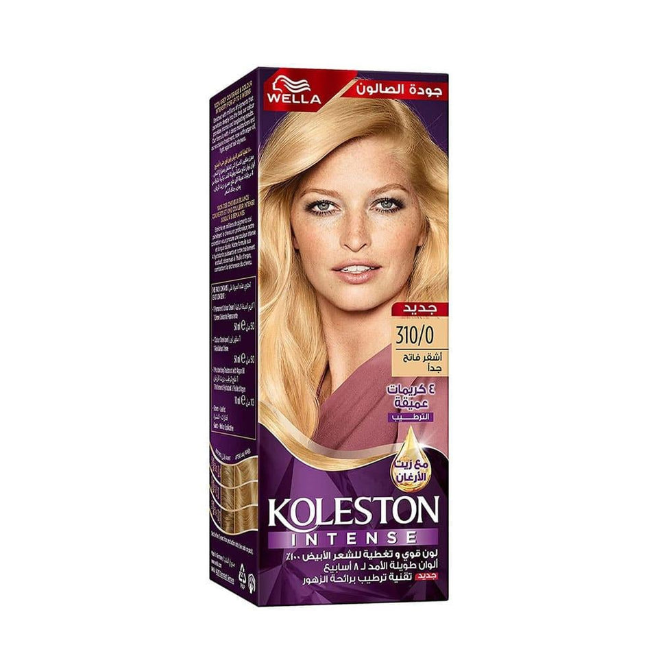 Wella Koleston Intense Hair Color Very Light Blonde Long-lasting Color 310/0