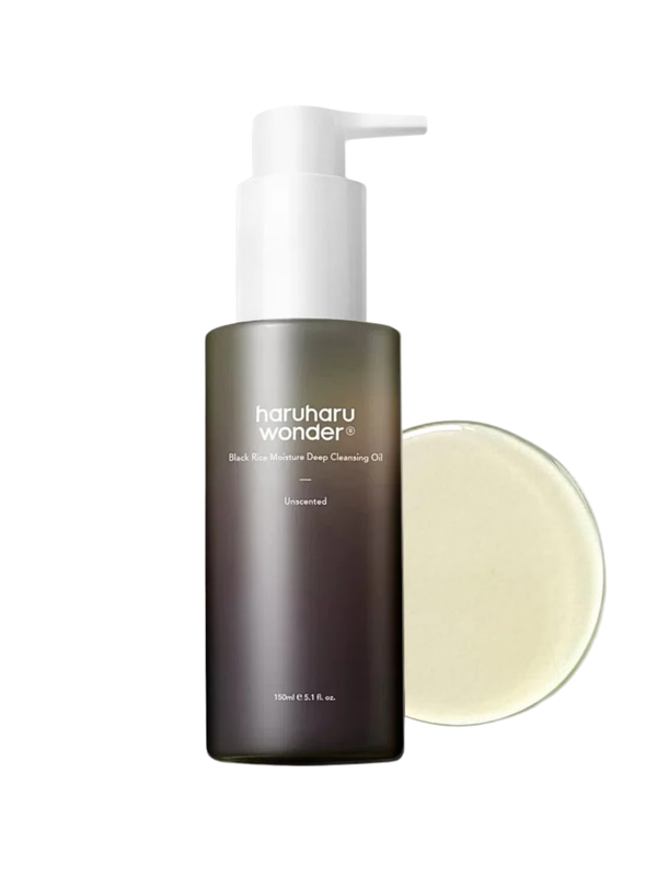 Gentle Black Deep Cleansing Oil Moisturising HaruHaru Wonder 150ml