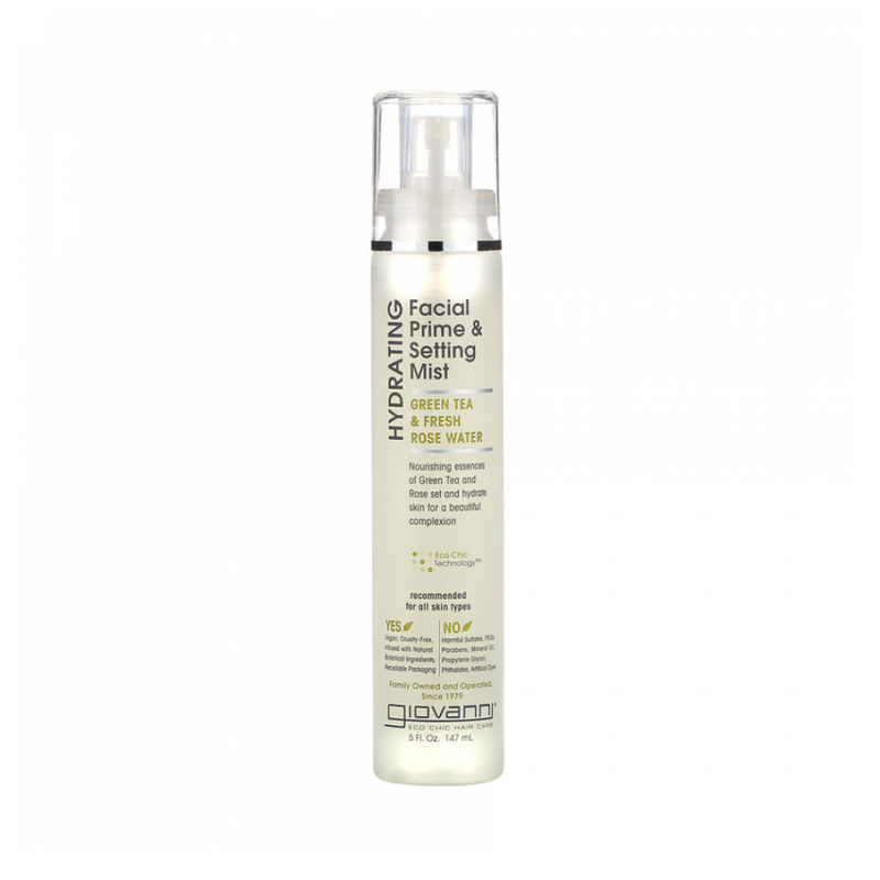 Giovanni Moisturizing Face Primer and Makeup Setting Spray Green Tea 147 ml