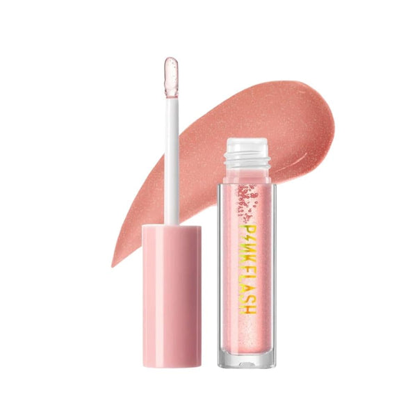 Pink Flash Lip Gloss S02, Hydrating Non-Sticky Formula