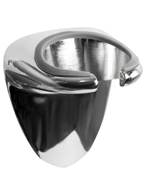 Salon System Silver Wall-Mounted Hair Dryer Holder, Rust-Resistant Metal